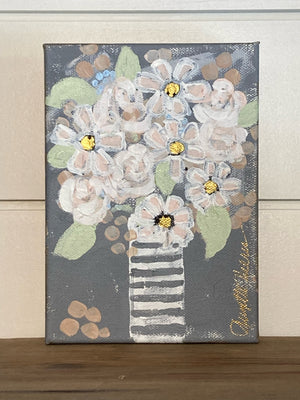 Farmhouse Florals - Original Acrylic Painting