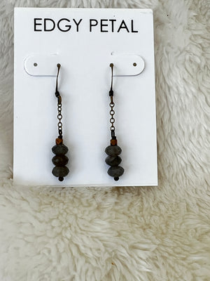 Rondelle Chain Earring