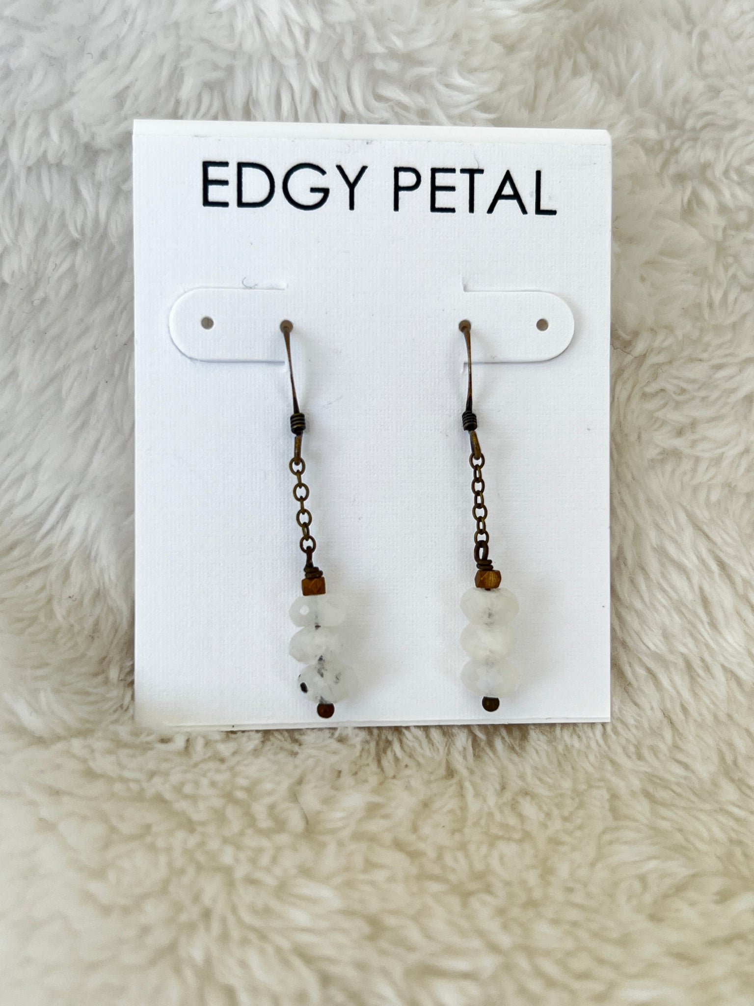 Rondelle Chain Earring