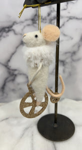 Wool Felt Mouse Ornament