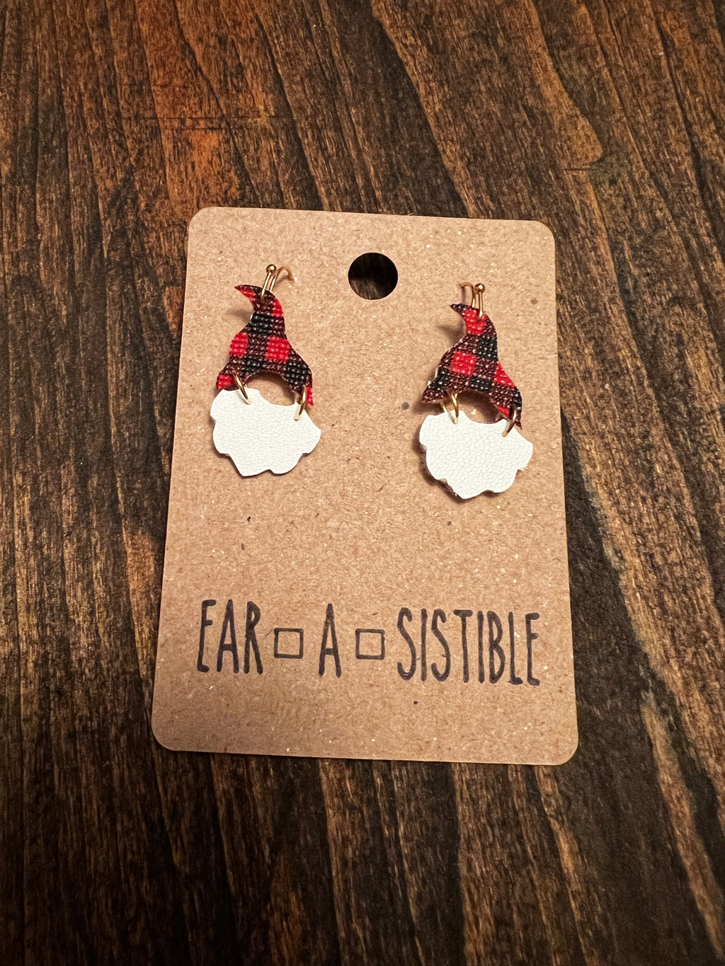 Holiday Leather Earrings