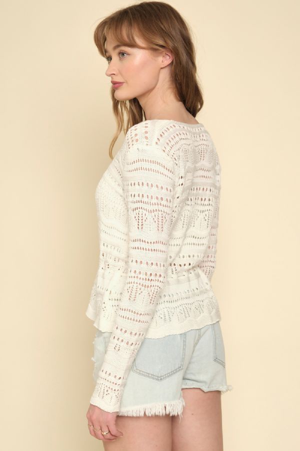 Crochet Sweater Top