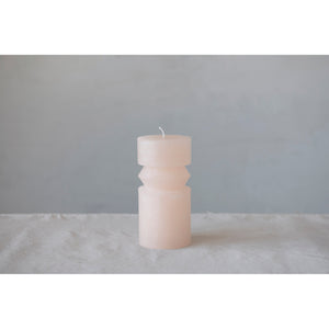 Unscented Totem Pillar Candle