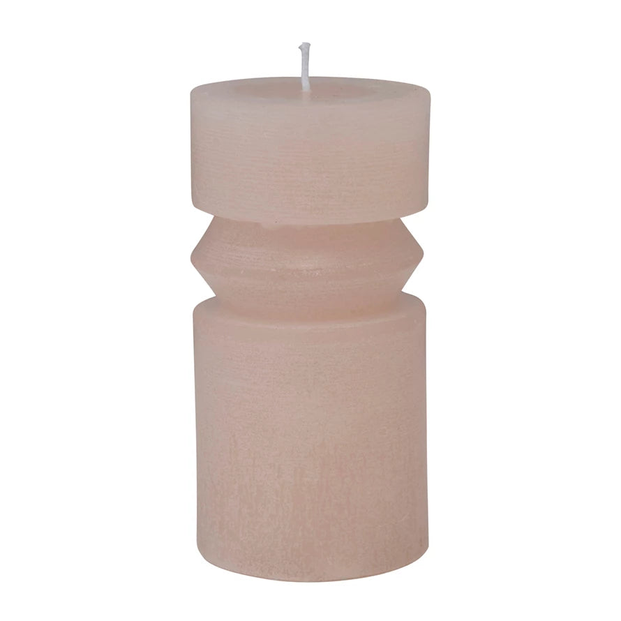 Unscented Totem Pillar Candle