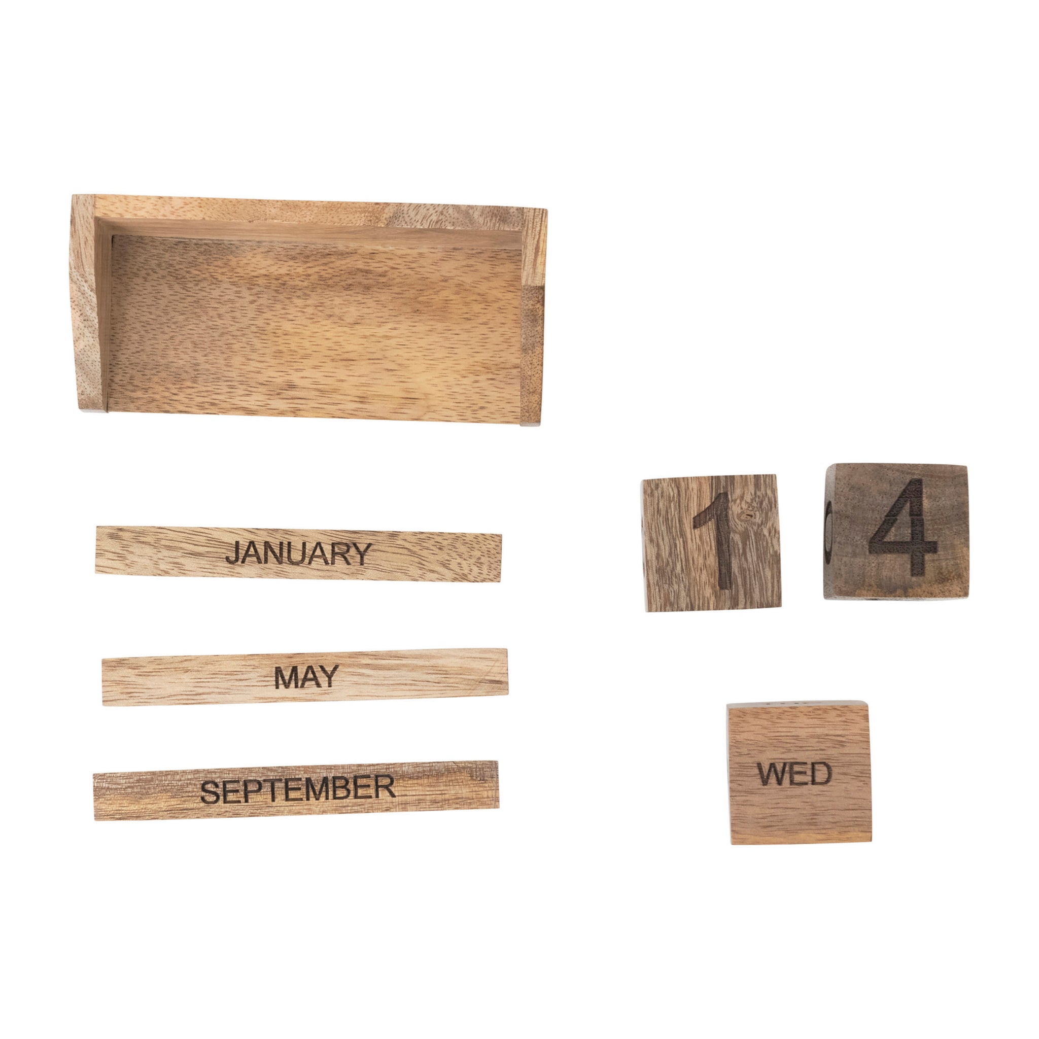 Wood Perpetual Calendar