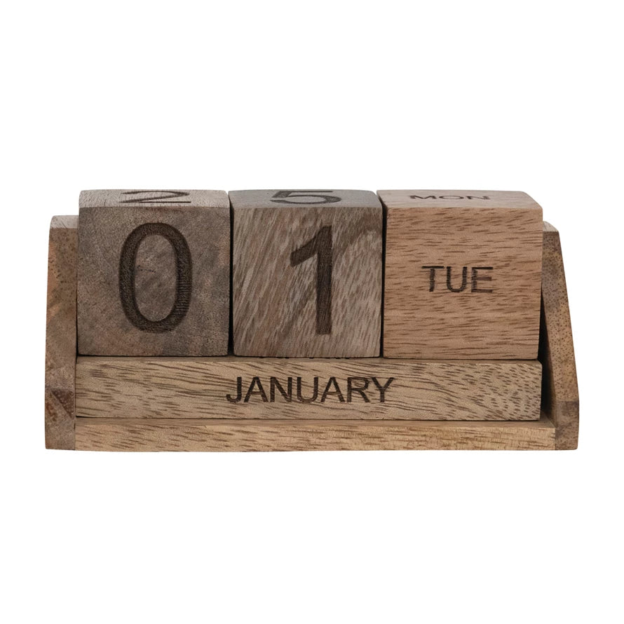 Wood Perpetual Calendar