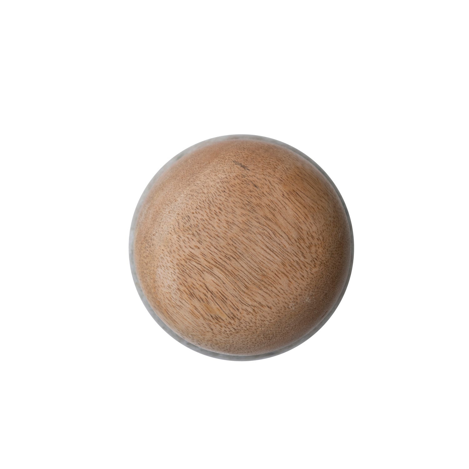 Marble Canister w/ Mango Wood Lid