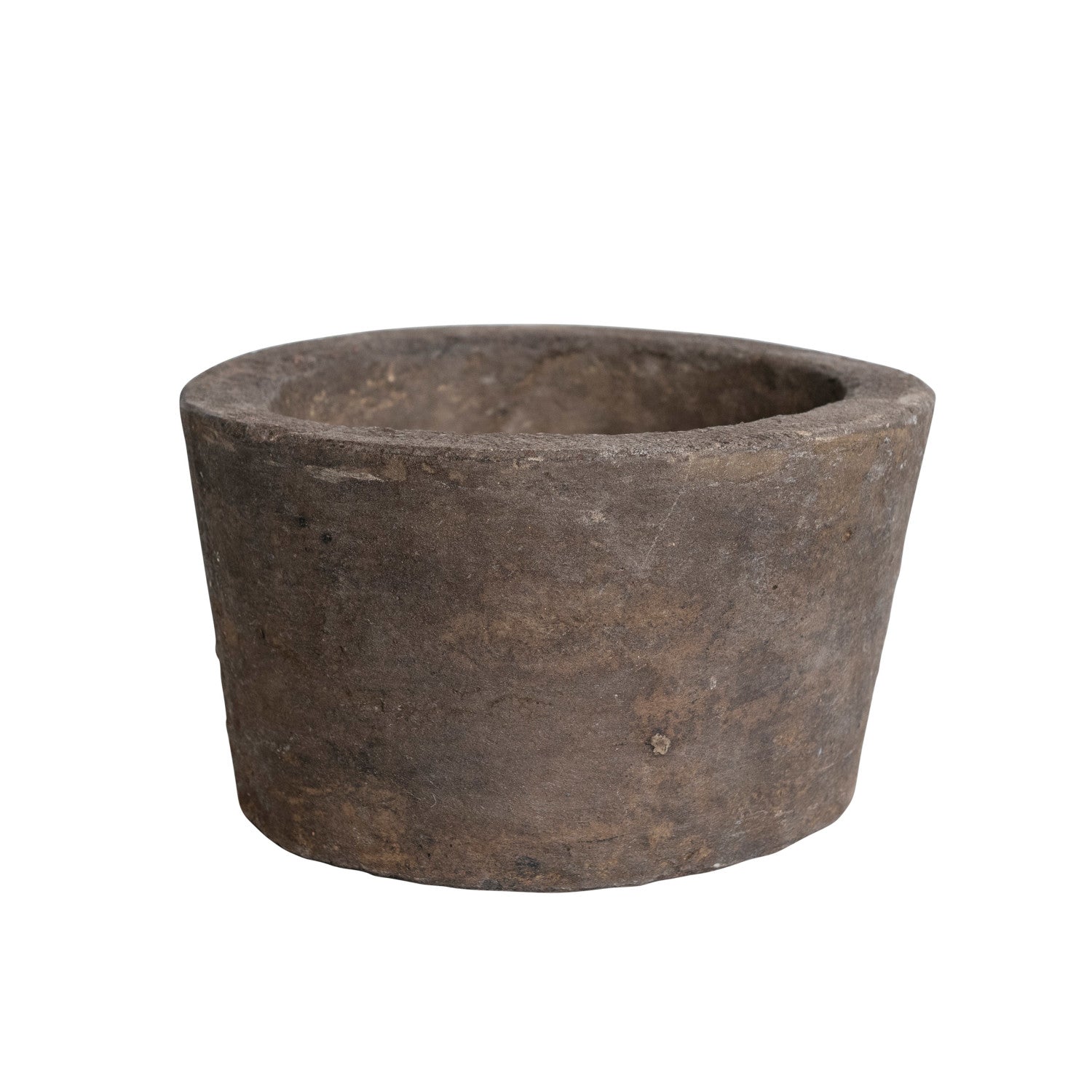 Decorative Concrete Animal Feeder Bowl