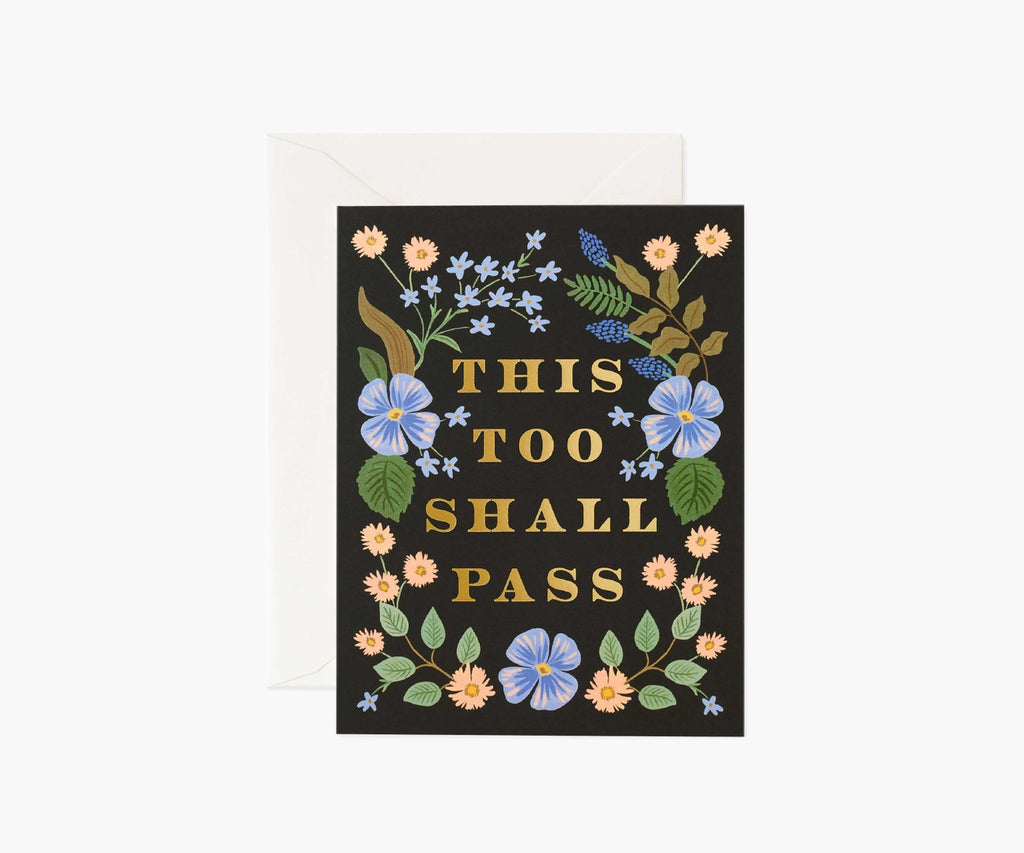 This Too Shall Pass Encouragement Card